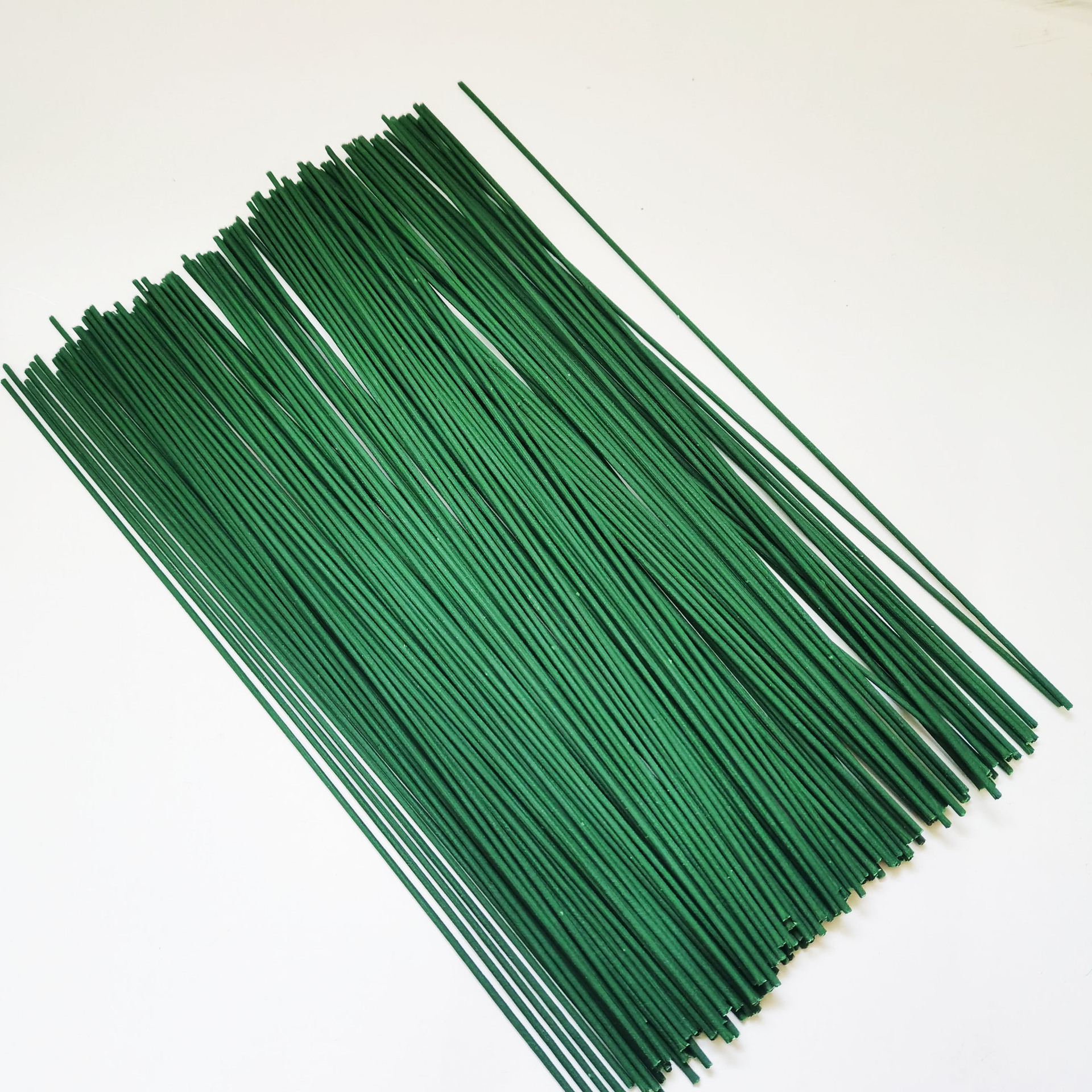 Picture of 30cm flower rod iron wire flower art 2 special artificial flower Rod Green Flower Rod