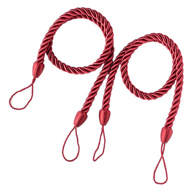 Modern Simple Nordic Curtain Strap Tightly Woven Coiled Rope Strap DIY Curtain Strap Cross-border Supply