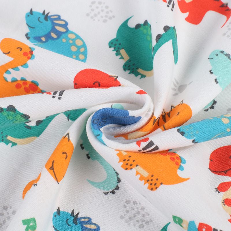 Picture of Baby Fabric 40S Cotton Printed Cotton Wool Knitted Double-sided Fabric Fabric Home Clothes Baby Clothes Fabric