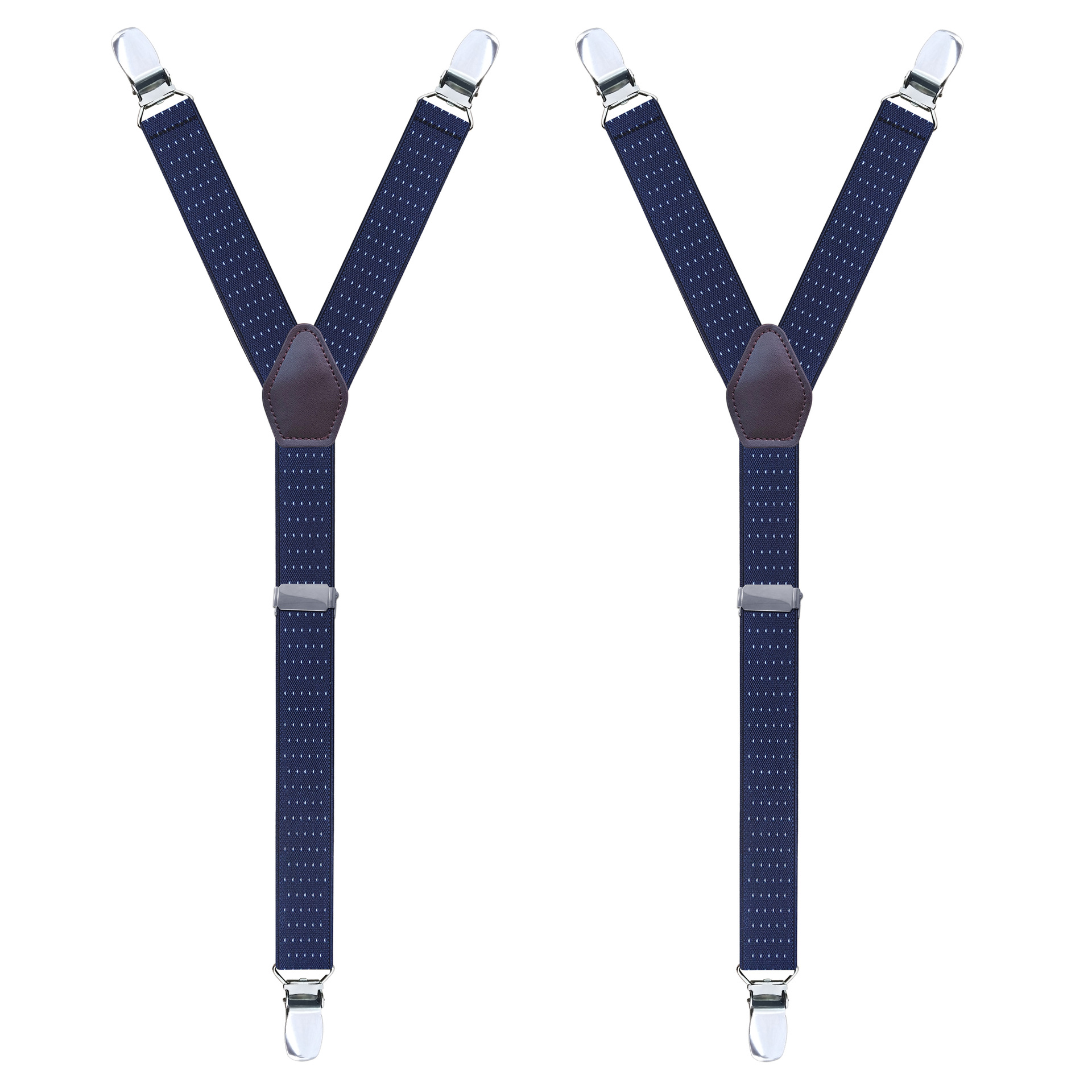 Picture of Cross-Border Supply Adult Men's Shirt Non-Slip Anti-Wrinkle Elastic Jacquard Three-Clip Y-Style Garter Fixed Clip