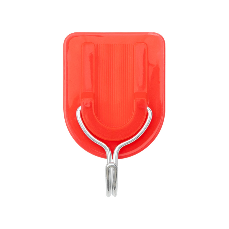 Picture of Festive Viscose Hook Red U-Shaped Small Plastic Hook Chinese Knot Pendant Storage Hook Door Hook