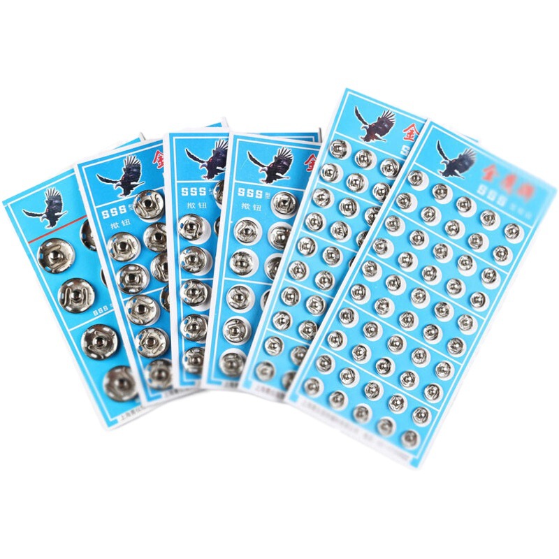 Snap button hidden button button DIY metal snap button button baby clothes shirt invisible anti-light