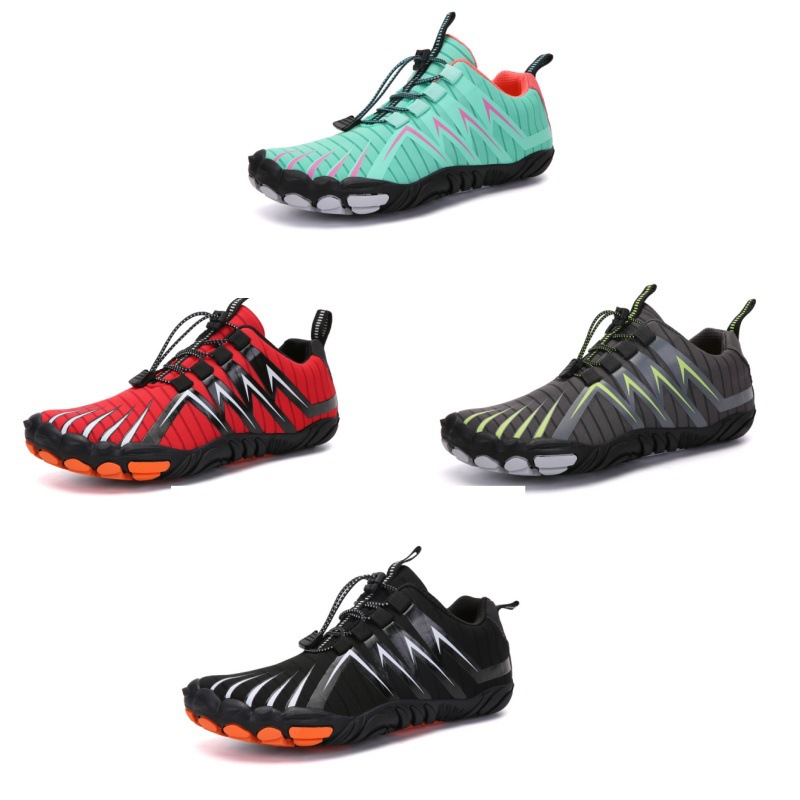 New Outdoor Five-Finger River Tracing Shoes, Mountaineering Breathable Hiking Shoes, Cross-Country Rock Climbing Barefoot Running Fitness Hiking Shoes, Thick