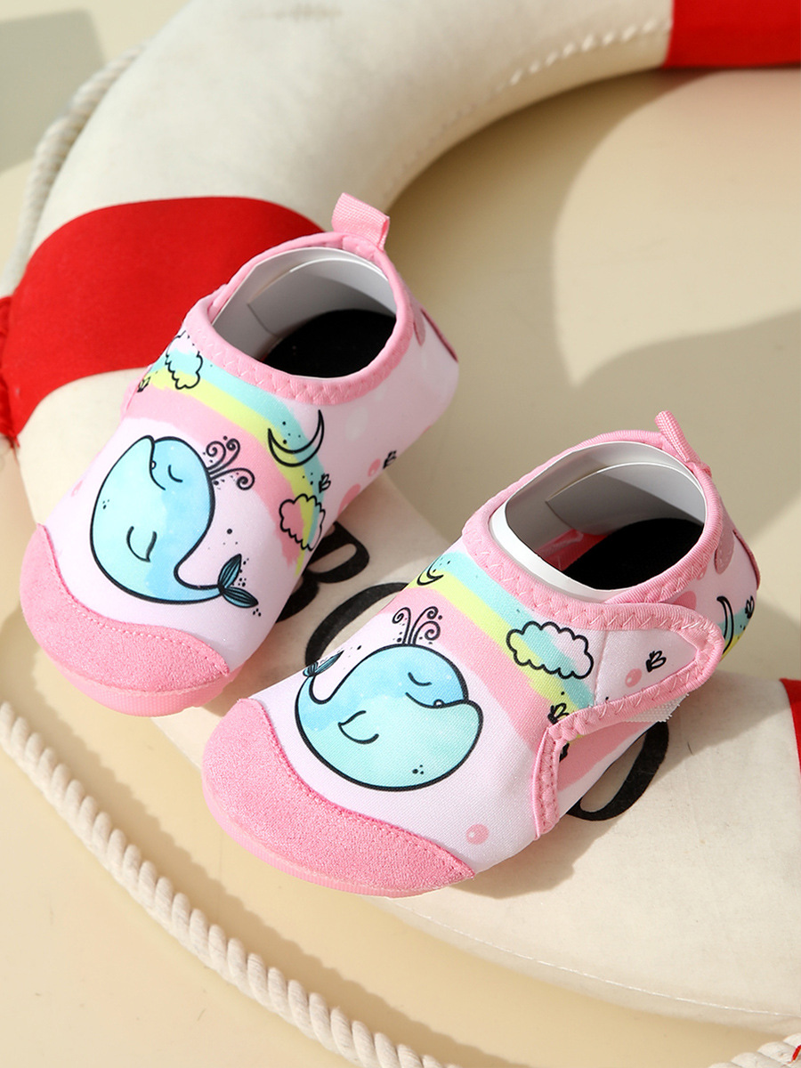 Children's Beach Shoes, Water Park Shoes and Socks for Boys and Girls, Non-Slip Swimming Shoes, Soft-Soled Baby Skin-Friendly Beach Shoes