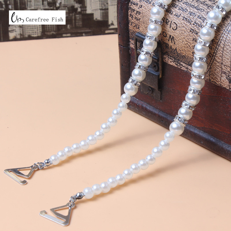 Picture of [Manufacturer Wholesale] Bridal Clothing Accessories Single Double Three Drainage Diamond Pearl Underwear Adjustable Bra Invisible Shoulder Straps
