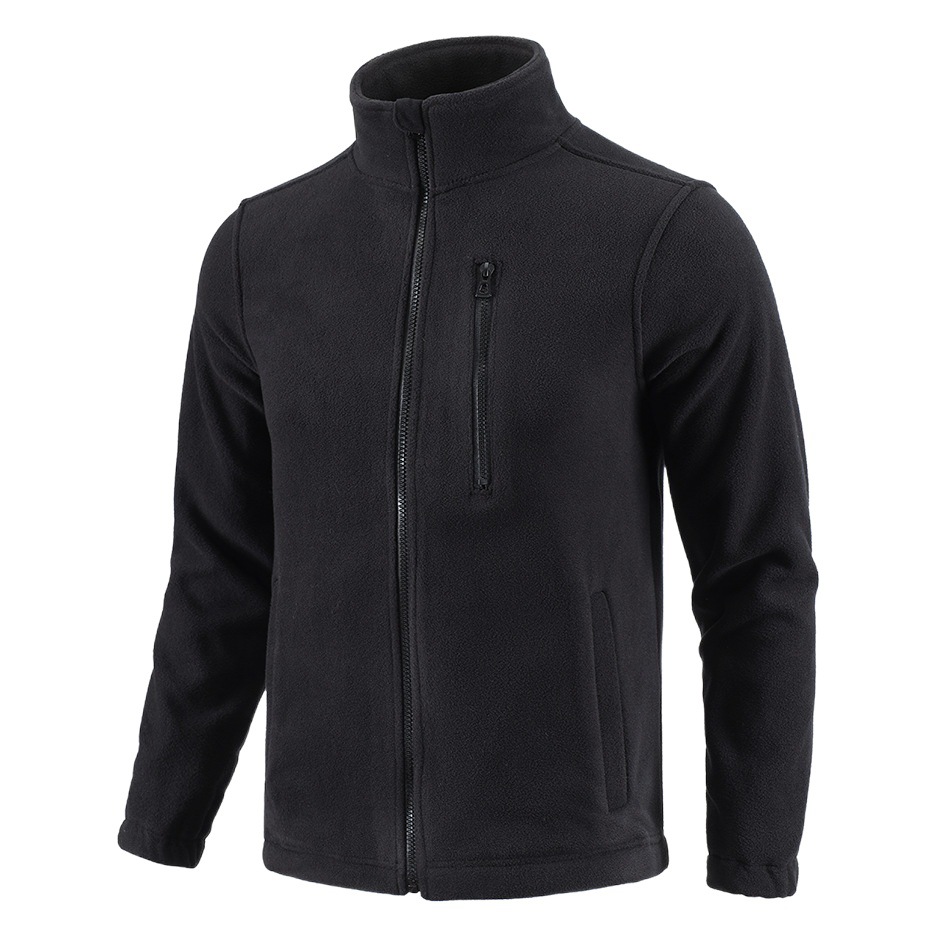 Esdy Camouflage Fleece Jacket Double-Sided Polar Fleece Cardigan Jacket Liner Jacket Warm Mountaineering Jacket Tactical Style