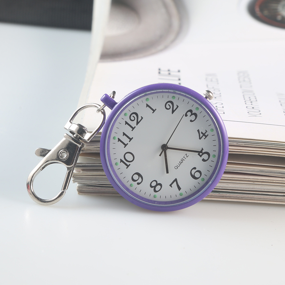 Picture of Examination pocket watch clear large number literal elderly children students key chain hanging watch nurse watch only look at the time