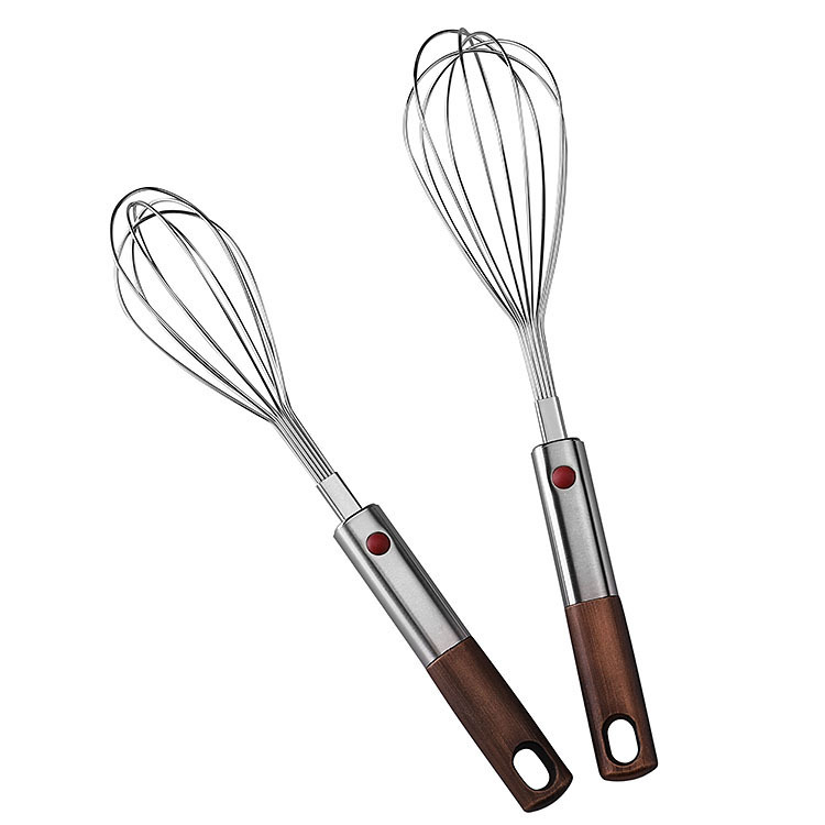 Stainless steel manual eggbeater household kitchen gadget manual egg stirring rod baking supplies