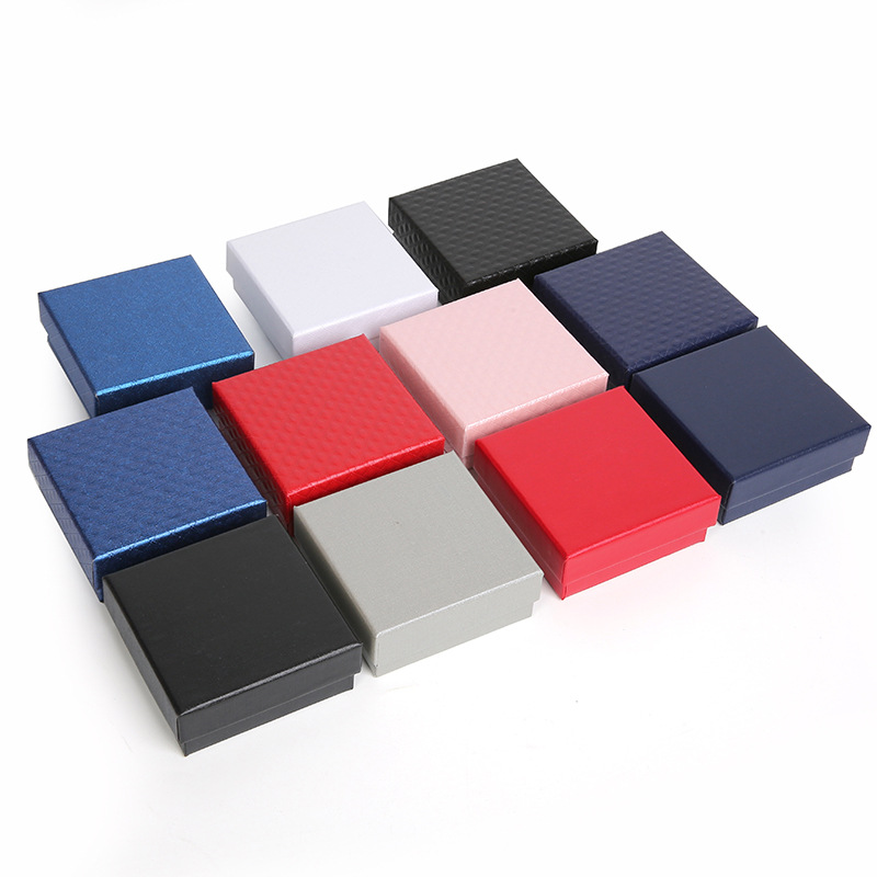 Cardboard Box for Rings, Earrings, Necklaces, Bracelets, and Jewelry Packaging; Jewelry Box; Jewelry Gift Box