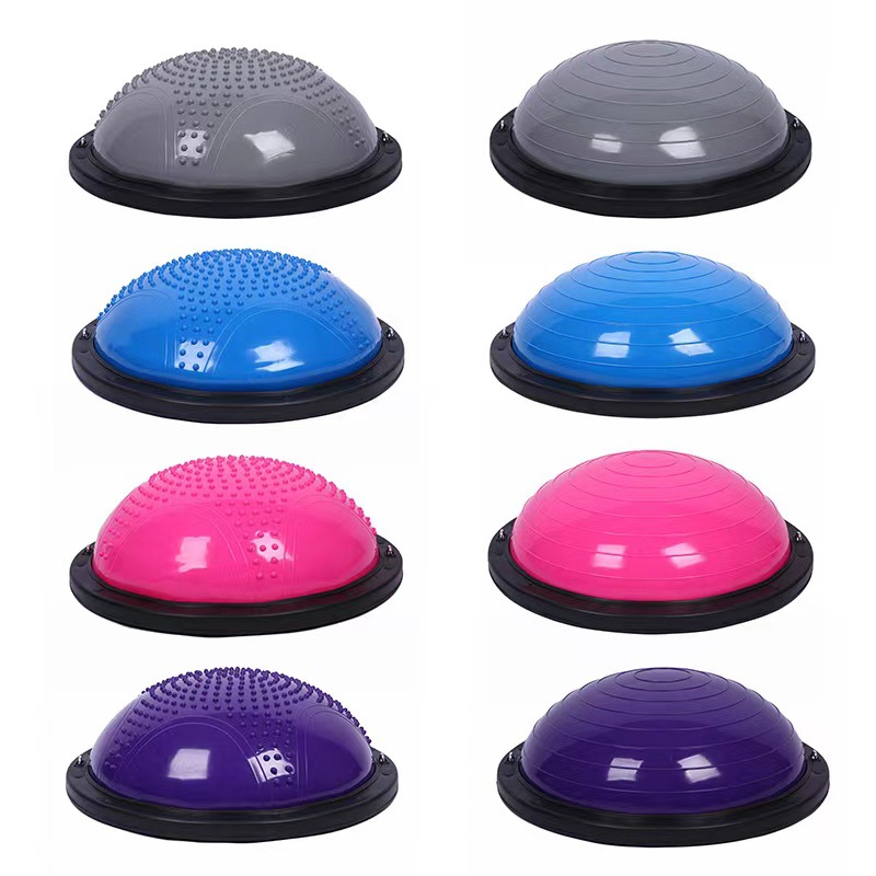 Picture of Manufacturer Wholesale Anti-Slip Wave Speed Ball Fat Reduction Shaping Foot Balance Ball Fitness Equipment Semi-Circular Yoga Ball Soft Power Ball