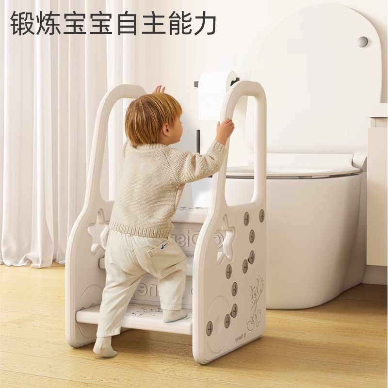Footstool, Face Wash Steps, Kidsren's Footstool, Washbasin Stool, Baby Hand Washing Step Footrest, Toilet Brushing Teeth Step Stool