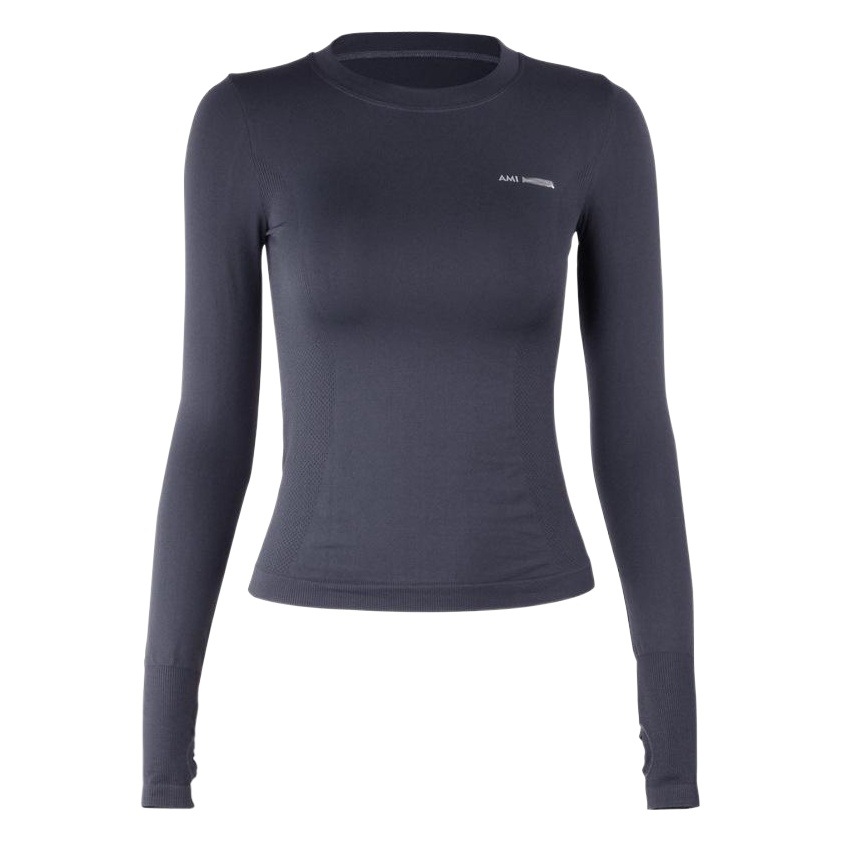 Sweat-absorbent Breathable Sports Long-sleeved Women's Slimming Tight-fit Quick-drying Yoga Suit Autumn Training Running Fitness Suit