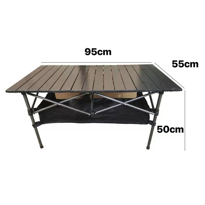 Picture of Wholesale Outdoor Folding Table Metal Egg Roll Table Portable Camping Picnic Table Stall Table Camping BBQ Self-driving Tour