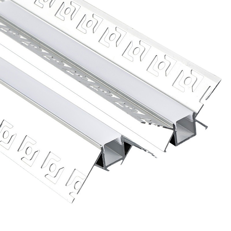 led linear light embedded linear light bar living room Line light aluminum slot concealed aluminum alloy male corner embedded card slot