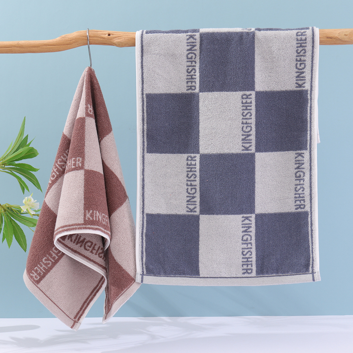 Picture of Gaoyang factory cotton European flower towel soft absorbent large face towel supermarket gift wholesale face towel household towel