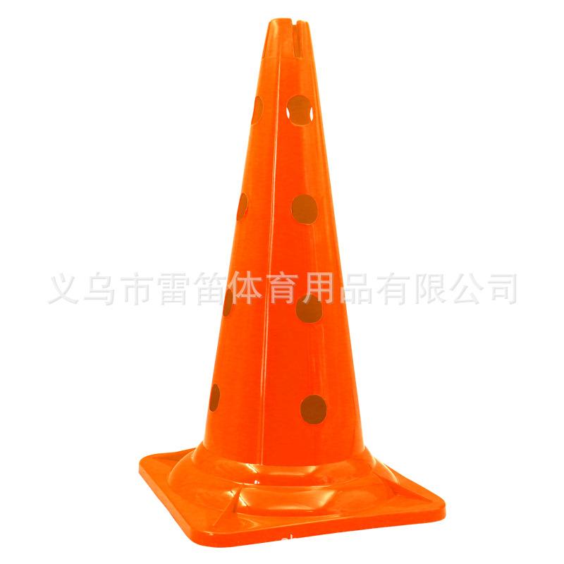 Picture of 52cm with hole sign barrel cone obstacle barrel football basketball training obstacle sign barrel sign cone roadblock