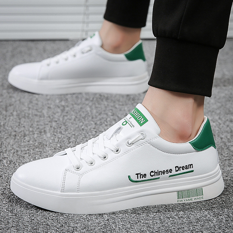 Picture of Men's Shoes 2025 Autumn New Casual White Shoes Korean Style Trendy Shoes All-match Sneakers Students sneaker Running Shoes for Men