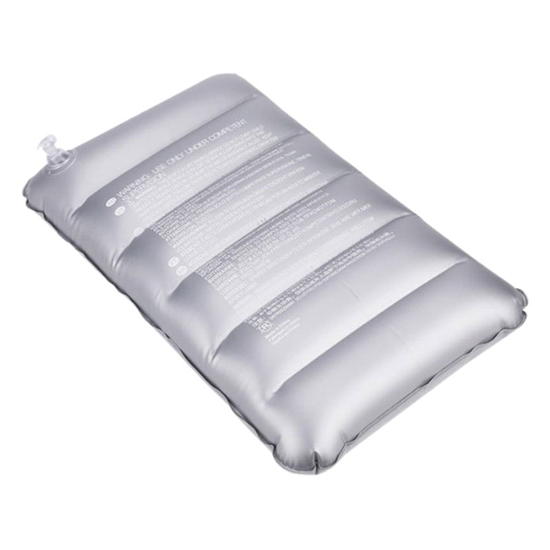 pvc flocking inflatable pillow large thick outdoor square pillow travel lunch break waist cushion beach leather pillow 85g