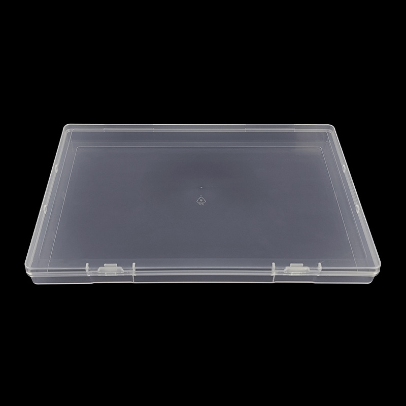 Picture of Rectangular transparent pp plastic storage box cross-border document bill organizing box jewelry card stationery storage box