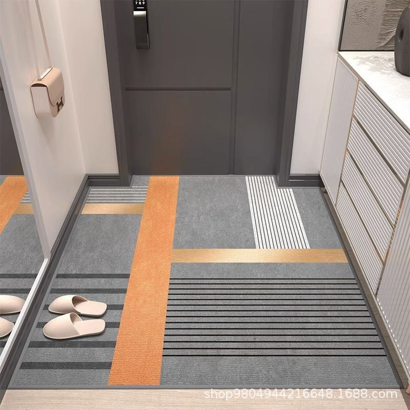 Picture of Diatom mud floor mat entrance door door mat bathroom bathroom toilet kitchen disposable non-slip floor mat