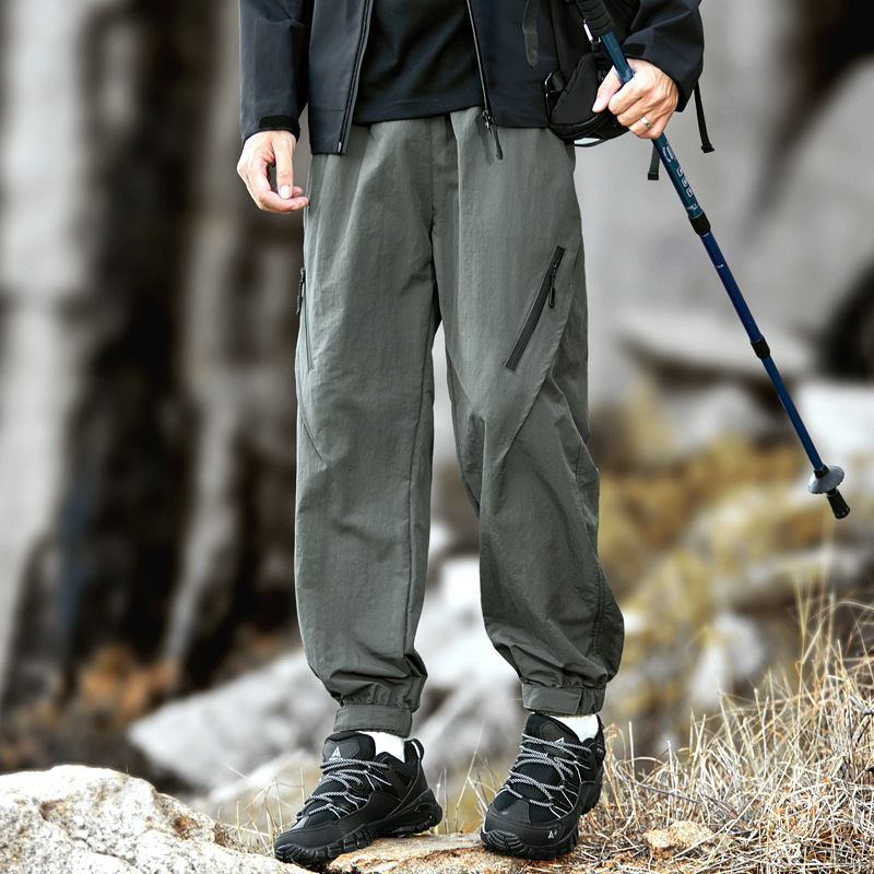Mountain waterproof mountaineering trousers men's autumn straight men's quick-drying assault pants all-match overalls paratrooper pants