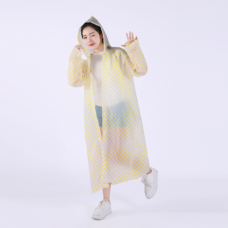 Picture of Non-Disposable Eva Unisex Outdoor Raincoat Drifting Travel Rainstorm-proof Thickened Portable Adult Raincoat