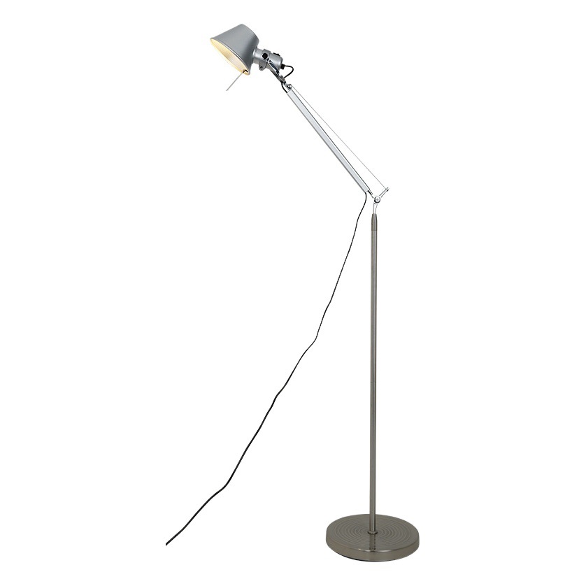 Factory Cross-Border Rotating Arm Table Lamp, Metal, Hotel, Homestay, Living Room, Study, Straw Hat Floor Lamp, Stepless Dimming