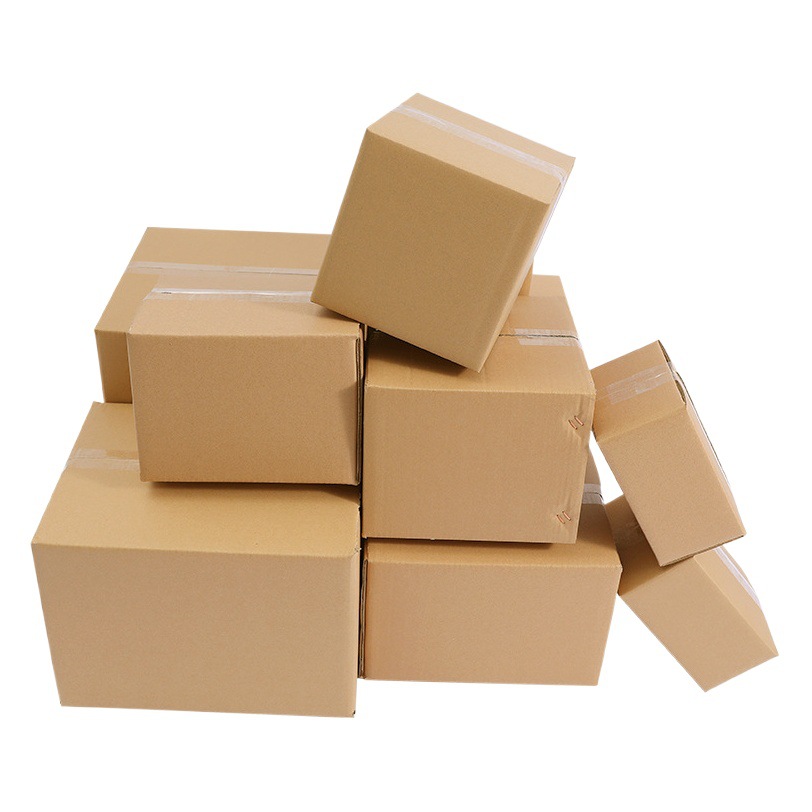 Five-Layer Extra-Hard Thickeneded Sf Express Carton Packaging and Delivery Express Flat Square Box Packaging in Stock Corrugated Paper