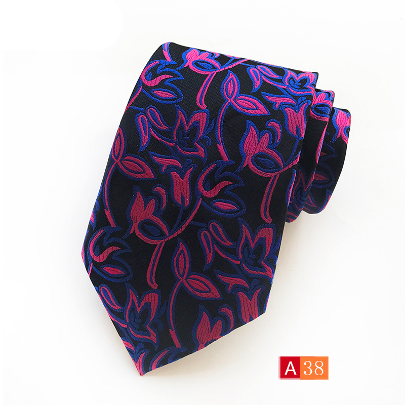 Picture of Source Factory Hot Jacquard Fabric Tie Men's Dress Business Suit Accessories Tie Wholesale