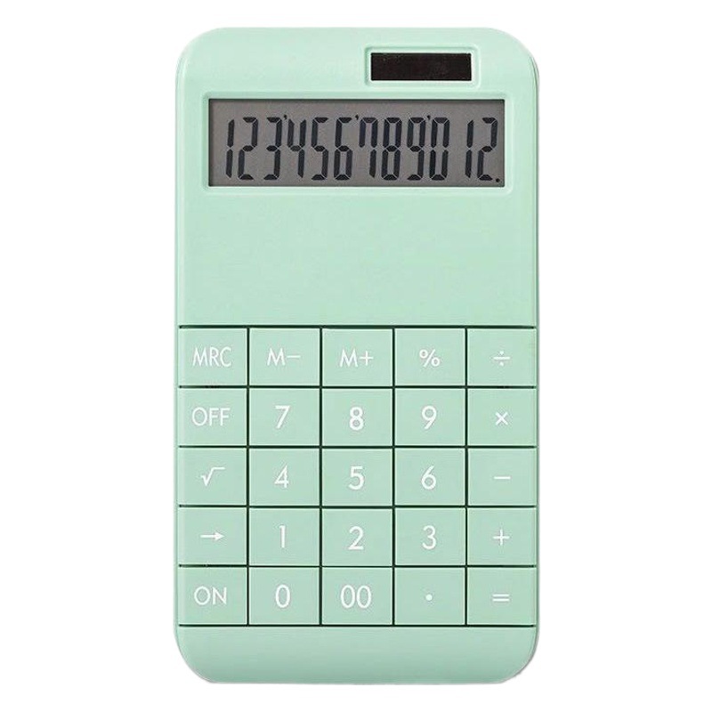 Solar computer multi-functional large screen large button office supplies student exam portable calculator