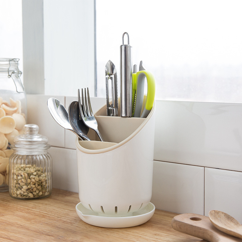 Picture of Chopsticks cage storage rack draining multifunctional tableware basket storage box household kitchen barrel spoon artifact