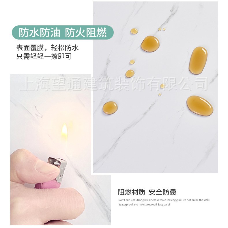 Picture of Cross-border factory 30X30cm for imitation tile stickers wall stickers self-adhesive wall decoration kitchen waterproof wallpaper