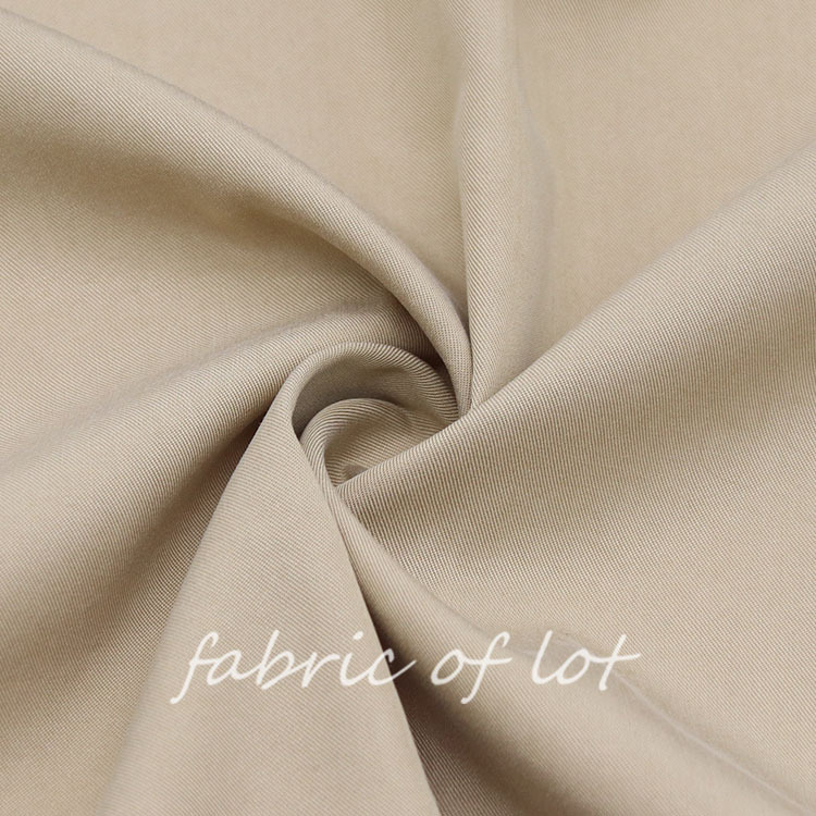 16317-1# lyocell polyester blended woven fabric women's shirt dress trench coat coat trousers