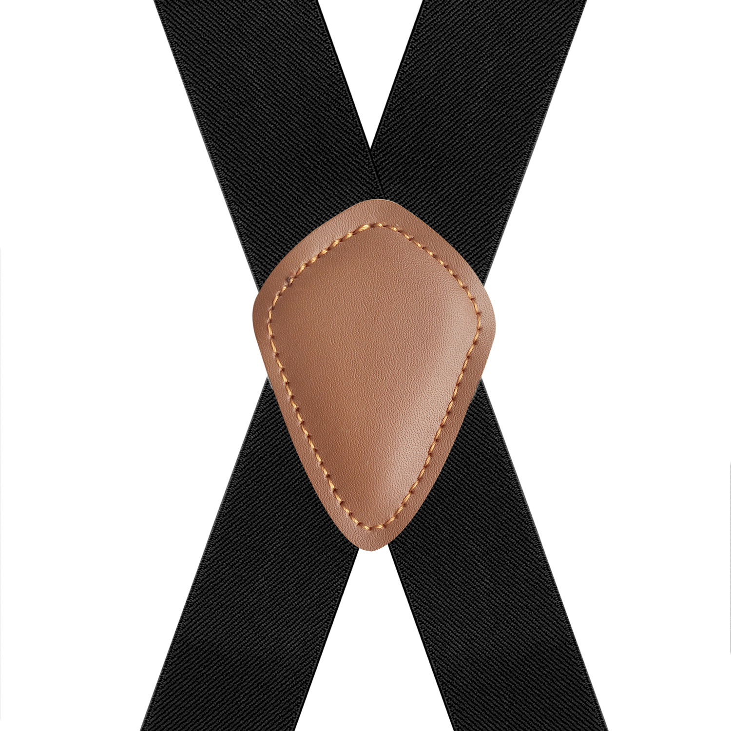 Picture of Manufacturers supply adult men's 4-clip elastic elastic strap X-shaped trousers suspenders with bronze hook buckle strap clip