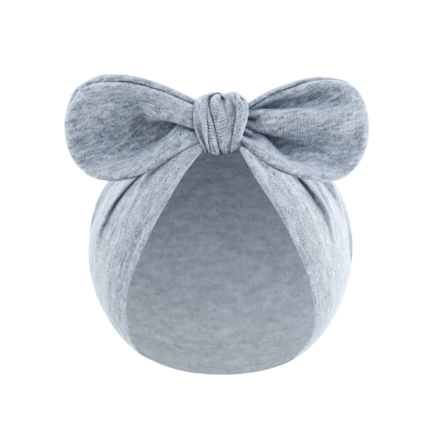 Picture of New children's solid color turtle cap baby Indian cap baby ball knotted cap ins Europe and America wholesale rabbit ear cap