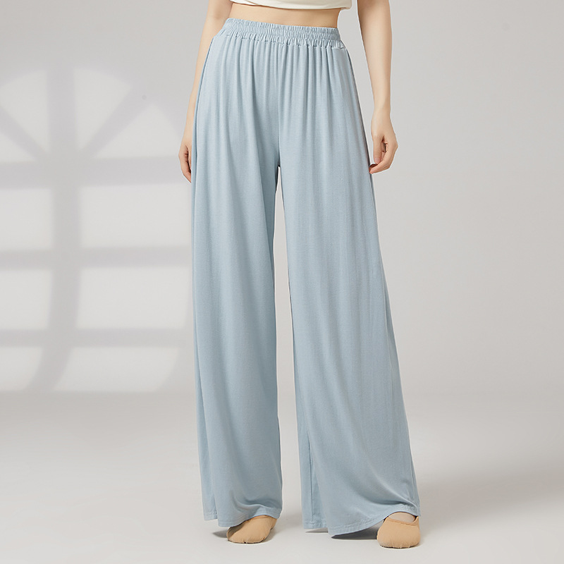 Picture of Modern Dance Elegant Loose Wide-Leg Pants Chinese Classical Dance Body Professional Training Women's Dance Practice Pants