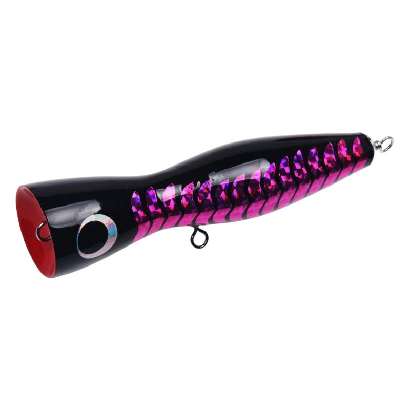 Deep sea long-cast floating water large wave climbing wooden 18cm120g South oil tugboat Sea fishing golden spear Sailfish Luya bait