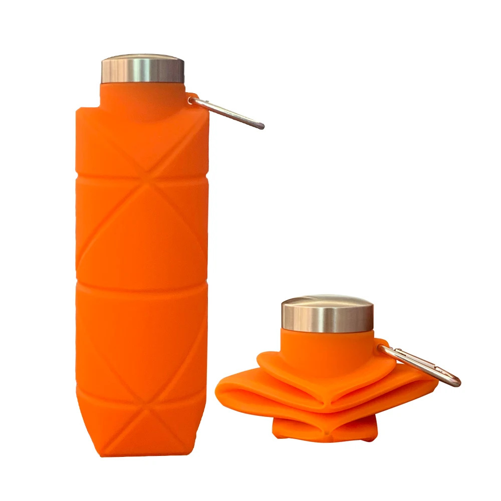 Picture of Platinum Silicone Diamond Folding Cup 700ml Outdoor Sports water bottle Cross Border Pocket Portable Kettle