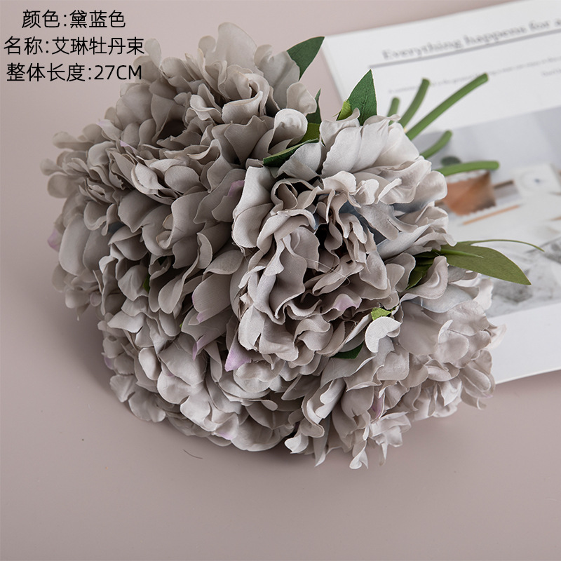 Picture of Manufacturer Recommends Erin Peony Wedding Holding Flowers Simulated Flowers Wholesale Home Decoration Craft Plants Mw11221