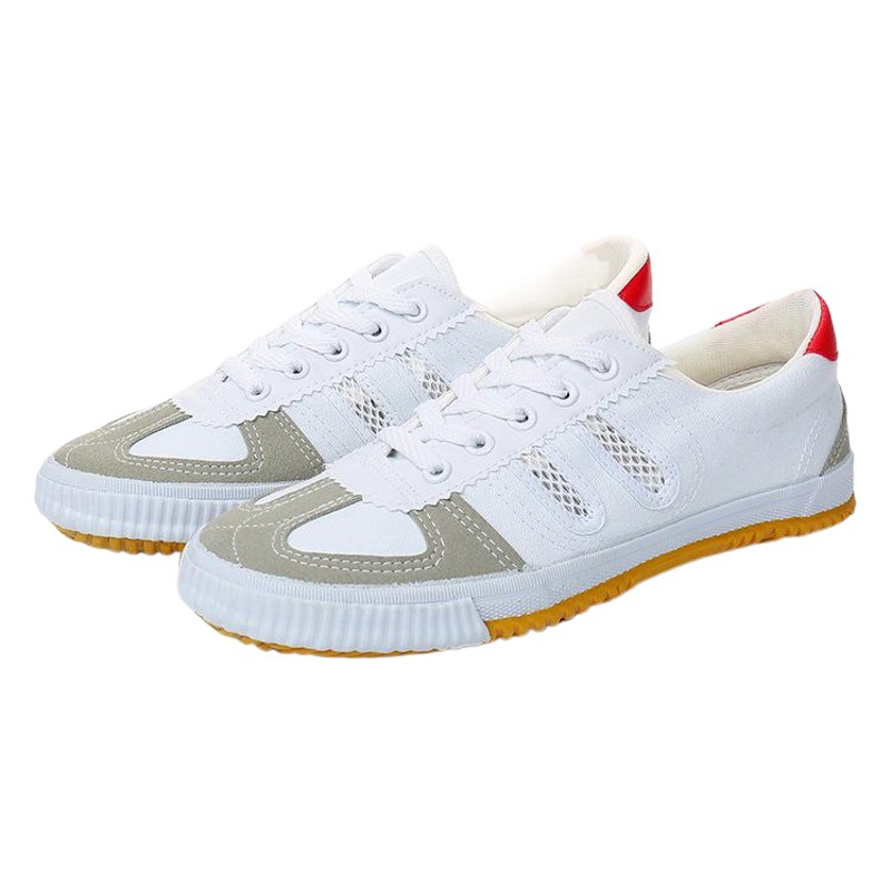 Lutai Mesh Volleyball Shoes Running Shoes Lace-up sneaker Casual Shoes Martial Arts Canvas Shoes Track and Field Training Shoes Sneakers