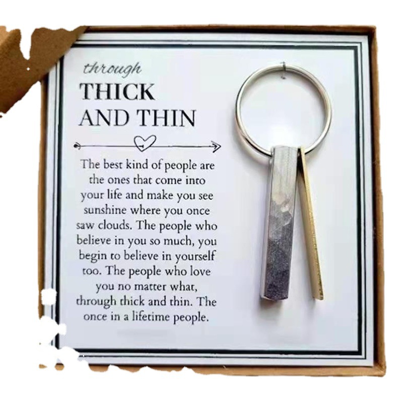 Cross-border New Creative Keychain Gift Box Birthday Gift Girls Send Girlfriend Exquisite Accompanying Gift
