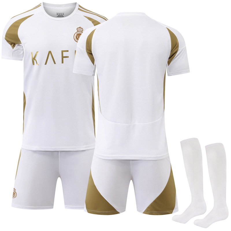 Picture of 2425 Riyadh Victory 2 Away New No.7 Ronaldo Football Uniform suit Saudi League White Jersey Children