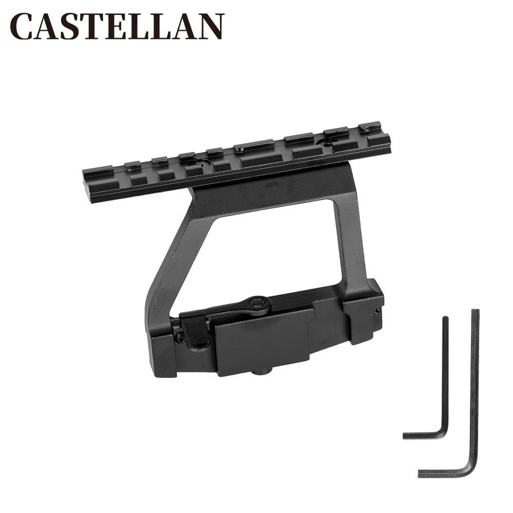Picture of MST AK74U mirror Joe sight bracket 20mm Rail Ak47 Picatiny Side Rail
