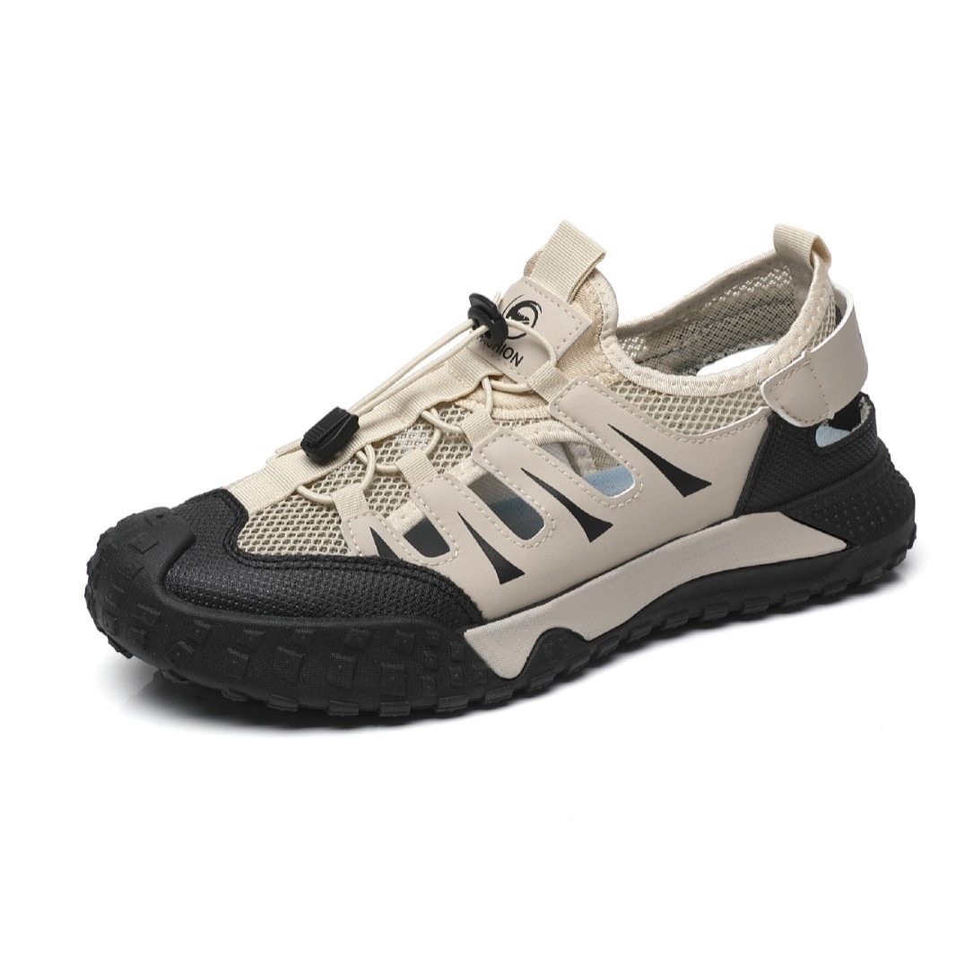 Sandals, Men's Summer Hollow Breathable Mesh Clogs, Outdoor Wading Casual Sports Shoes, Beach Shoes