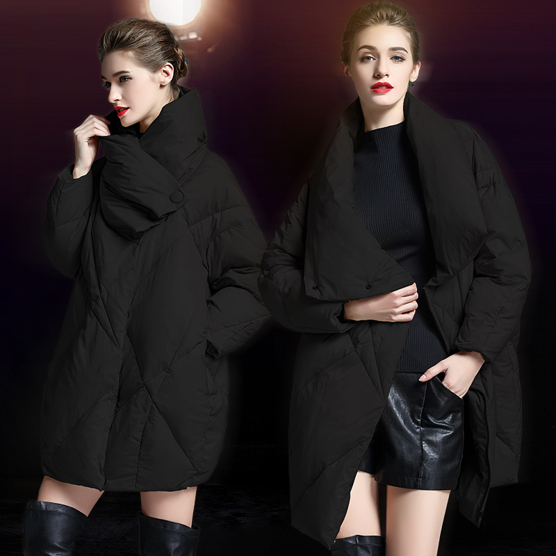 Picture of European Station Large Size Loose Thickened down Jacket Women's Short White Duck down Mid-Length 2025 New Fashion down Jacket