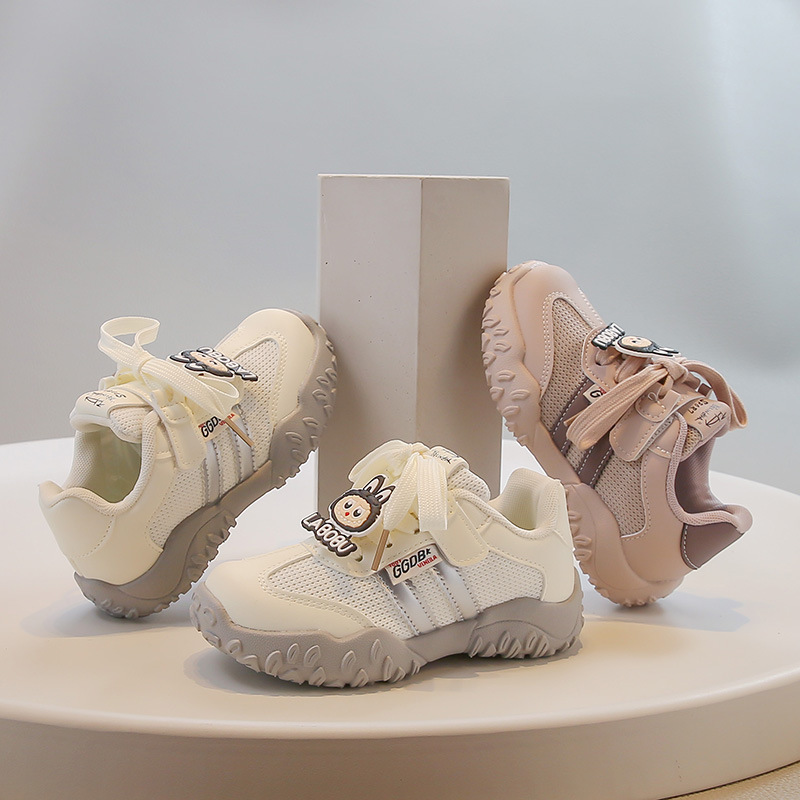Autumn moral training new children's boys soft sole soft surface 2025 fashion casual shoes, girls' sneakers, single shoes handsome