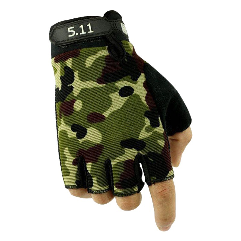 Half-Finger Gloves for Men and Women, Tactical Outdoor Cycling, Wear-Resistant, Non-Slip Training, Driving Gloves, Sports Mountaineering, Combat Fitness