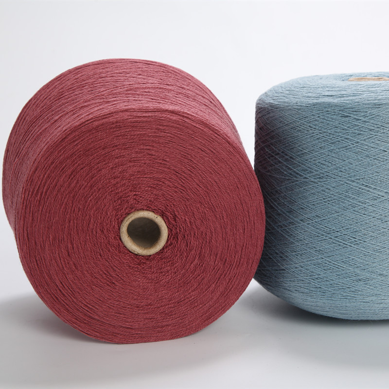 Hengai cashmere manufacturer in stock supplies 26/2 cashmere yarn soft and comfortable wholesale knitted wool sweaters