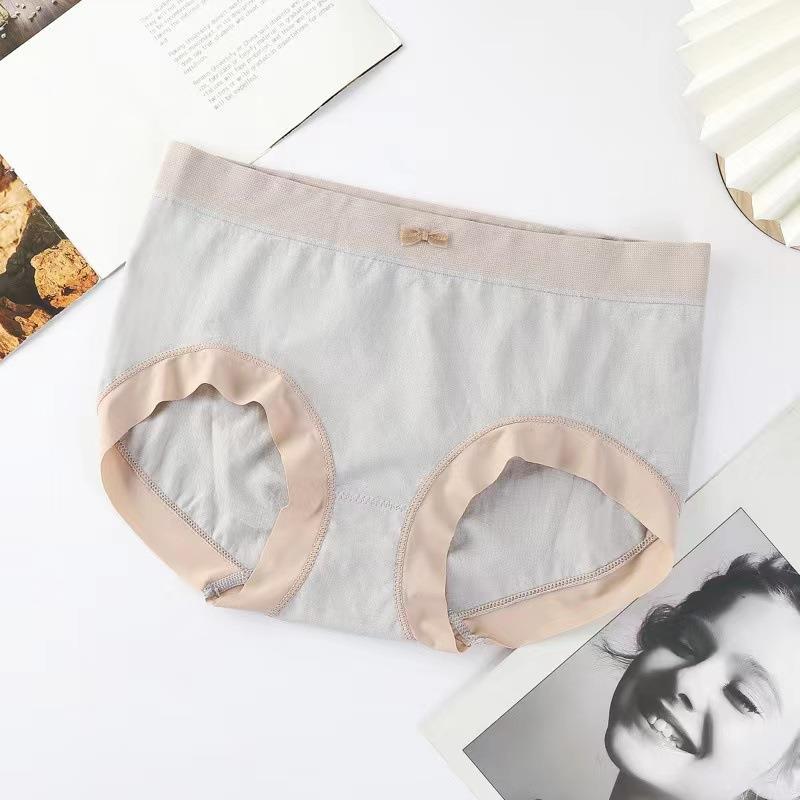 Picture of Lady 2.0 silk moisturizing pants mid-waist antibacterial bottom crotch seamless comfortable breathable women's briefs
