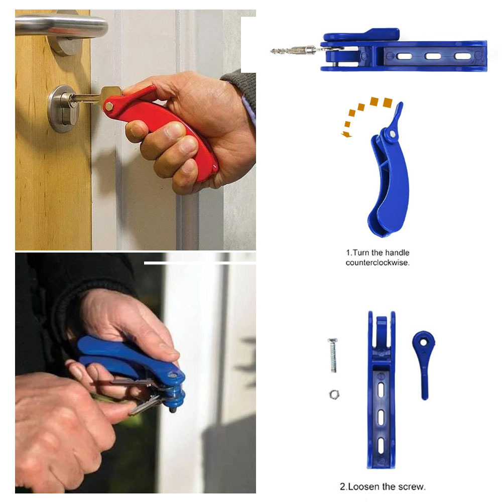 Picture of Key booster for the elderly unlocking auxiliary handle multi-function key storage key chain for the disabled